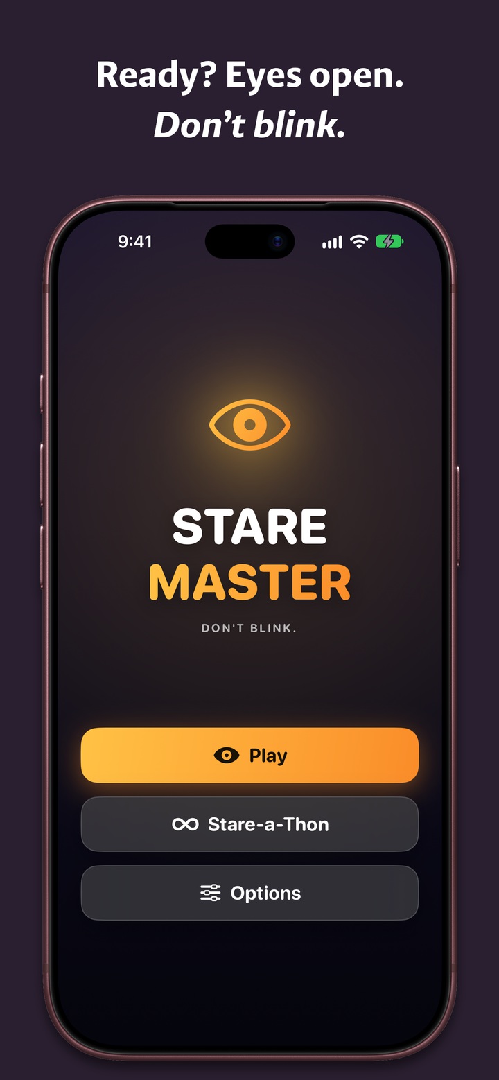 StareMaster main menu